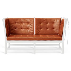 Børge Mogensen Tremmesofa Vacona Cognac anilin læder 