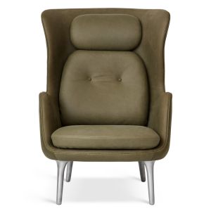 Fritz Hansen RO stol - Anilin læder TERRA®