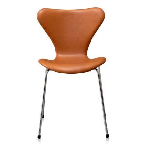 Arne Jacobsen 3107 Alaska Cognac Anilin ny stol