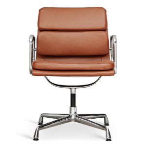 Charles Eames EA-208 softpad stol i Nevada cognac Anilin