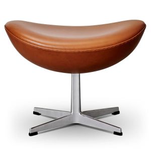 OANVÄND Arne Jacobsen Pall 3127 Klassisk Cognac Semi Anilin