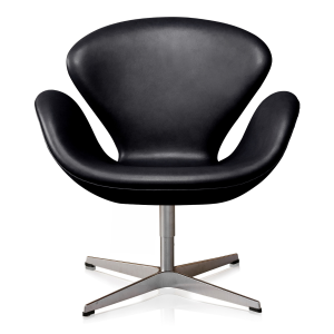 UBRUGT Arne Jacobsen Svanen Wellington Sort Anilin