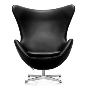 OANVÄND Arne Jacobsen Ægget Nevada Sort Anilin