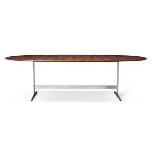 Arne Jacobsen / Piet Hein 240 x120  Valnød på shakerstel 