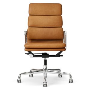 Charles Eames EA-219 Kontorstol - Frontview Vacona Nougat Design