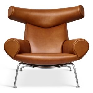 Hans J. Wegner Ox Chair EJ100 Legance Cognac 