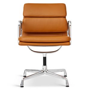 Charles Eames EA-208 softpad stol i Nevada Whiskey Anilin