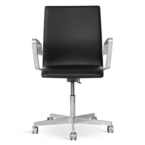 Arne Jacobsen Oxford Original sort læder -2