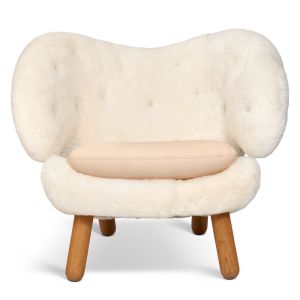 Finn Juhl Pelikan stol -forfra 