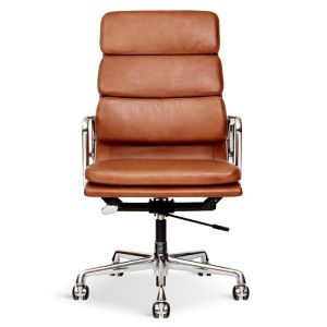 Charles Eames EA-219 Kontorstol - Frontview Vacona Nougat Design