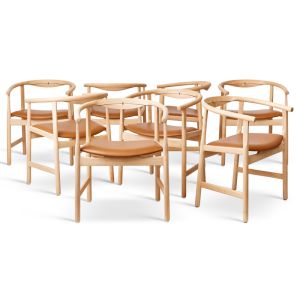 8 stk. Hans J. Wegner PP203 Elegance Walnut