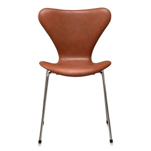 Arne Jacobsen Syveren 3107 Classic Brandy læder Ny stol