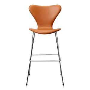 Arne Jacobsen Barstol 3187/3197 classic cognac læder