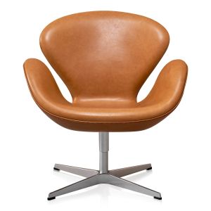 Arne Jacobsen Svanen Vacona Cognac Anilin