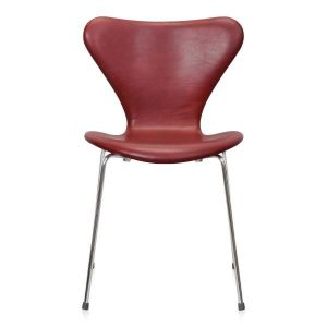 UBRUGT Arne Jacobsen 3107 Originalt Elegance Indian Red Anilin