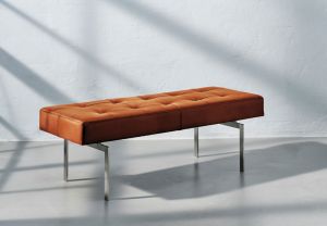 Re•Seat X1 Alaska Cognac Anilin Rustfrit Stål