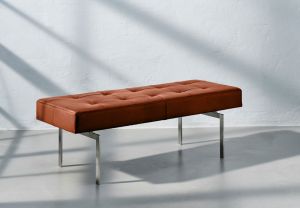 Re•Seat X1 Classic Brandy Semi Anilin Rustfrit Stål