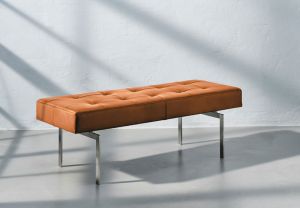 Re•Seat X1 Classic Cognac Semi Anilin Rustfrit Stål