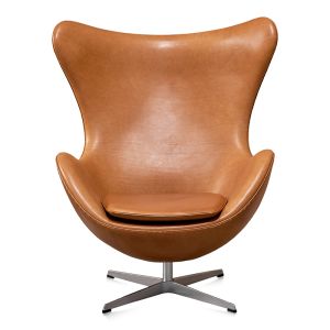 UBRUGT Arne Jacobsen Ægget Vacona Cognac Anilin 