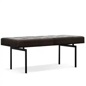 Re•Seat X1 bænk Alaska Mokka sort stel 