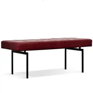 Re•Seat X1 bænk Indian Red sort stel 