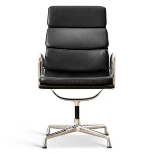 Charles Eames EA-119 sort læder