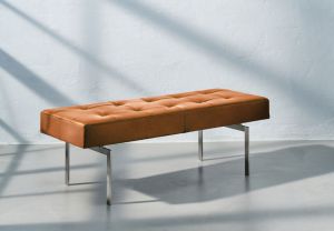 Re•Seat X1 Vacona Cognac Anilin Rustfrit Stål