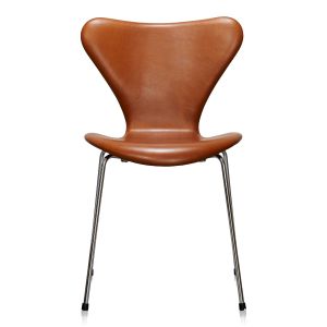 Arne Jacobsen 3107 Legance Cognac Anilin ny stol