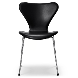 Arne Jacobsen Sjuan 3107 Classic Cognac läder Ny stol