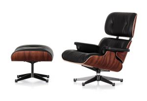 NY Eames Lounge Chair inkl.  skammel